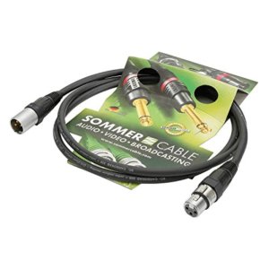Sommer Microphone Cable XLR Black Mt 6
