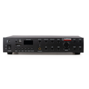 Audiodesign Amplificatore PA 8 Ohm 70/100 V a 4 Zone 250W