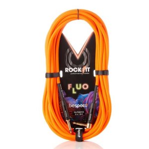 Bespeco Cavo Fluo Arancione Strumenti Jack Mono Jack Mono Mt 4,5 Dritto - Pipa