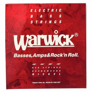Warwick 46210ML Muta Red per Basso 45-100 Nickel