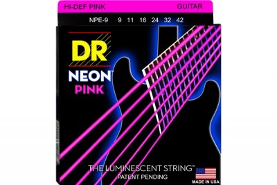 Dr Strings Corde Npe9 Neon 9-42 Pink Per Elettrica