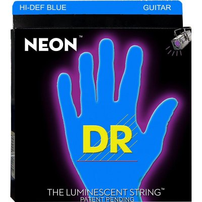 Dr Strings Corde Nbe9 Neon Blue 9-42 Per Elettrica