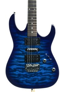 Ibanez Grx70Qatbb Chitarra Elettrica Transparent Blue Burst