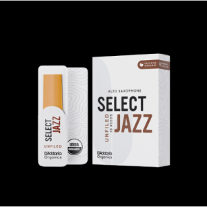 D'Addario Organic Select Jazz 2H Unfiled Ance per Sax Alto (3 pz)