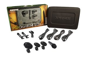 Shure PGADRUMKIT4 Kit da 4 microfoni per batteria