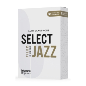 D'Addario Organic Select Jazz 2H Filed Ance per Sax Alto (3 pz)