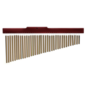 Stagg Chimes 1 Fila da 36 Tubi In Alluminio Finitura Dorata con Battente