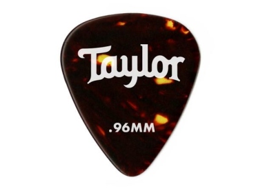 Taylor Celluloid 351 Guitar Picks 0,96 Tortoise Shell 12 Pack