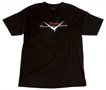 Fender T-Shirt Custom Shop Black Medium