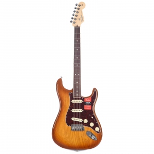 FENDER LIMITED EDITION AMERICAN PRO STRATOCASTER CHANNEL BOUND HONEY BURST