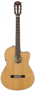Fender Cn-140Sce Natural Chitarra Classica Elettrificata