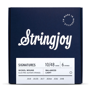 Stringjoy Signatures Balanced Light 10-48 Nickel Wound Electric Guitar Strings