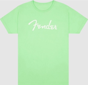 Fender Spaghetti Logo Tshirt Surf Green XL