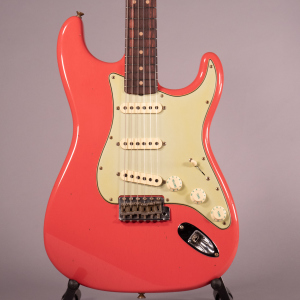 Fender 64 Stratocaster Journeyman Relic Faded Aged Fiesta Red    