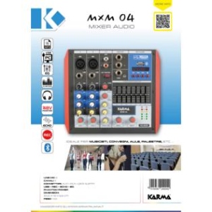 Karma MXM04 Mixer Microfonico 4 Canali