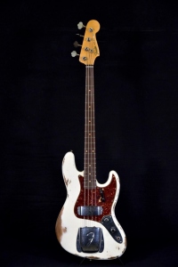 Fender 1961 Jazz Bass Heavy Relic Aged Olympic White