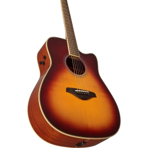 Yamaha FGCTABS TransAcoustic Cutaway Brown Sunburst