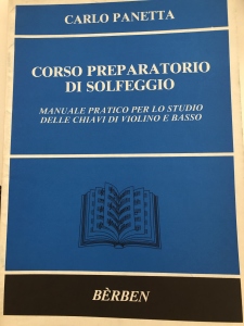Carlo Panetta Corso Preparatorio di Solfeggio 