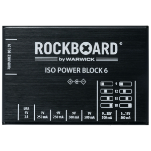 Rockboard Power Block Iso 6 Alimentatore per Pedali