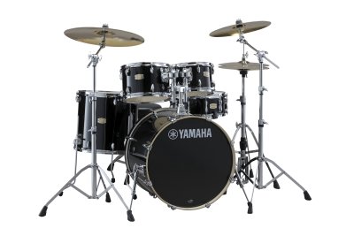 Yamaha Stage Custom Birch Raven Black con Hardware