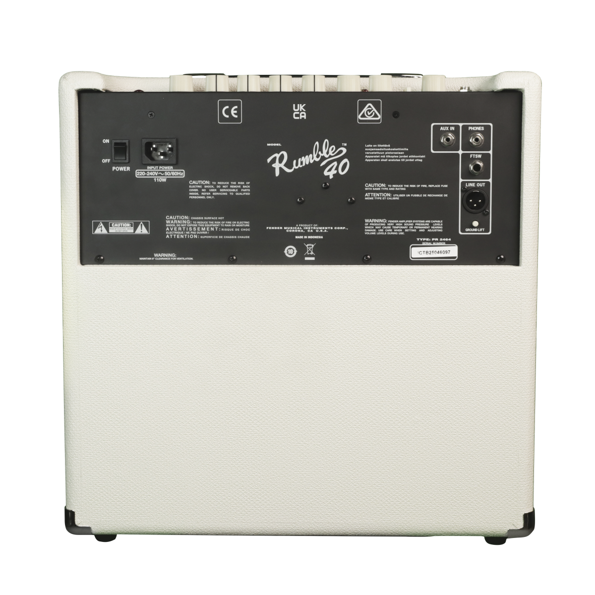 Fender Limited Edition Rumble 40 Ivory