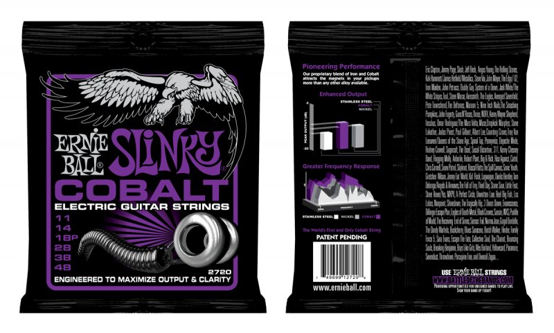 Ernie Ball 2720 Cobalt Power Slinky