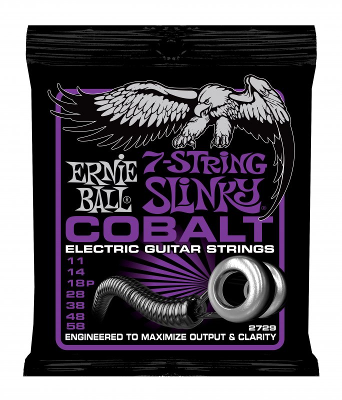 Ernie Ball 2729 Cobalt Power Slinky 7 Corde