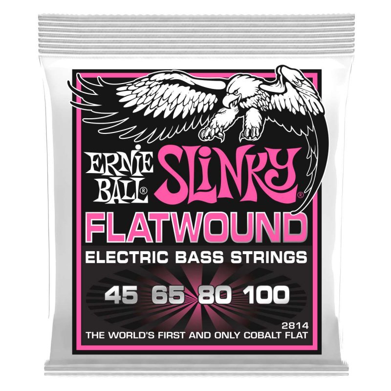 Ernie Ball 2814 Flatwound Super Slinky 45-100