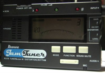 Ibanez Ru10 Tuner  Distortion effect Built-in metronome