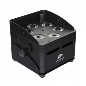 JB Systems Compact Battery Projector con 12 x 3-in-1 RGB Leds