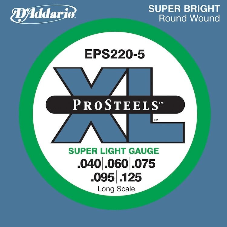 D'Addario Eps220-5 Super Light .040-.125