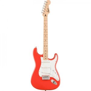 Squier Sonic FSR Stratocaster Maple Fiesta Red