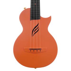 Cascha Ukulele Concerto in Carbonio Pack Orange con Borsa Tracolla e Plettri