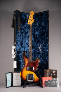 Fender Custom Shop Time Machine 62 Jazz Bass Relic 3 Color Sunburst