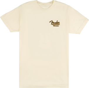 Fender Acoustasonic Tele T-Shirt Cream Medium