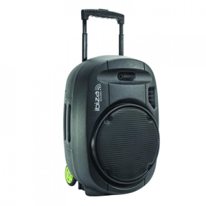 Ibiza Sistema Audio Portatile Usb Bluetooth 2 Vhs Wireless Mics 350W