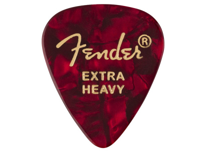 Fender Plettri 351 Red Moto Extra Heavy Pack 12 Pz