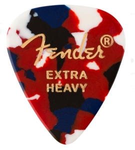 Fender Plettri 351 Confetti Extra Heavy Pack 12 Pz