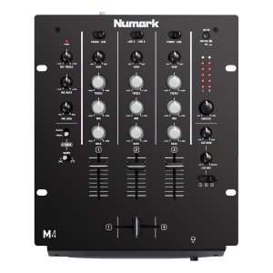 Numark M4 Mixer Dj Black Rack Mount 11,4'