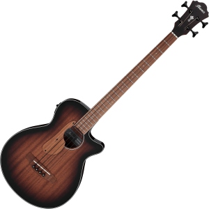 Ibanez AEGB24E Mahogany Sunburst Electro Acoustic Bass