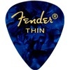 Fender 351 Shape Premium Celluloid Thin Blue Moto Pack 12Pz