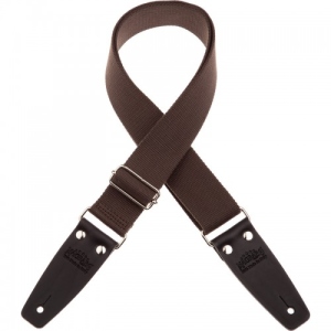 Magrabo Guitar and Bass Strap Stripe SC Entry Brown 5 cm