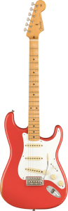Fender Vintera Road Worn 50S Stratocaster Fiesta Red