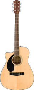 Fender Cc-60Sce Natural Left Hand Chitarra Acustica Elettrificata Mancina