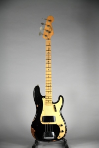 Fender Custom Shop 58 Precision Bass Heavy Relic Maple Neck Aged Black