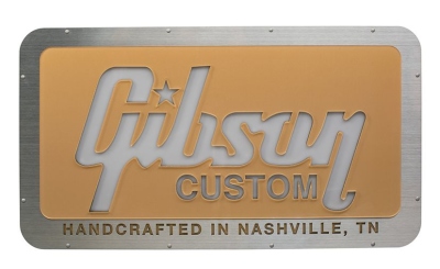 Gibson Custom Logo Led Gold