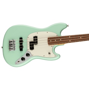 Fender Mustang Bass Pj Pau Ferro Surf Green