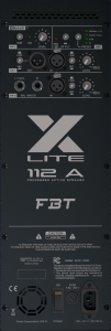 Fbt X Lite 112A Diffusore a 2 Vie Biamplificato con Mixer a 3 Canali Bluetooth