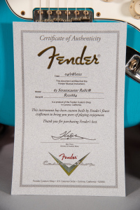 Fender 63 Stratocaster Relic Taos Turquoise Custom Shop