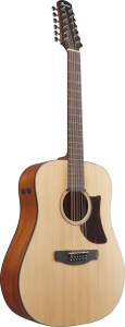 Ibanez AAD1012E Acustica Open Pore Natural 12 Corde Elettrificata